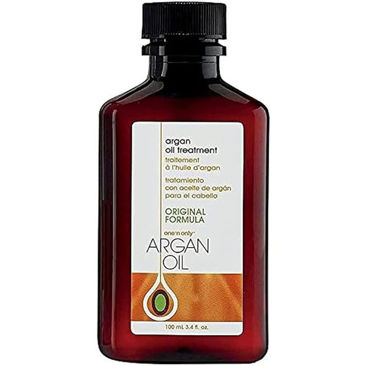 One 'n Only Argan Oil Hair Treatment - Hair Oil Smoothes and Strengthens Dry Damaged Hair, Eliminates Frizz, Creates Brilliant Shines, Non-Greasy Formula, 3.4 Fl. Oz-BrightBean Baby