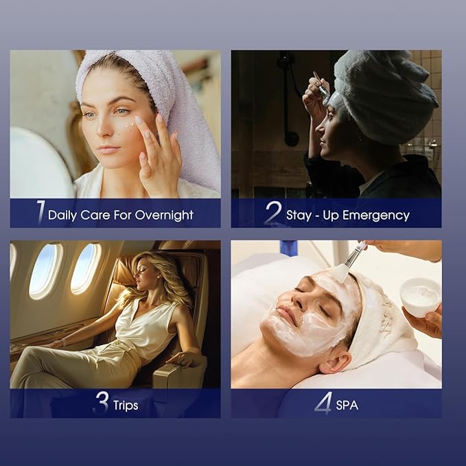 Pier Auge Facial Masks| Douce Aura Face Mask | Overnight Face Mask for Glass Glow Skin -Glowup & Hydrating, Firming and Moisturizing | PDRN Mask| No-Rinse Sleeping Mask 50ml,1.69 fl.oz-BrightBean Baby