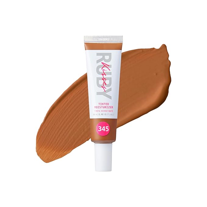 Ruby Kisses Tinted Moisturizer, Hydration, Calm & Revitalize Skin, Skin Perfecting, Blur Pores & Fine Lines, Natural Finish & All-Day Comfort Wear (Warm Coconut)-BrightBean Baby