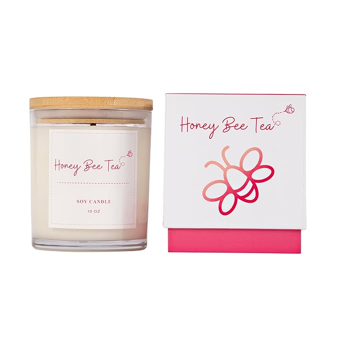 Honey Bee Tea™ Gift Set | Gifts for Women | 7 Piece Set | Hand Picked Beautifully Packaged | Luxury Spa Gift Featuring Naples Soap Company-BrightBean Baby
