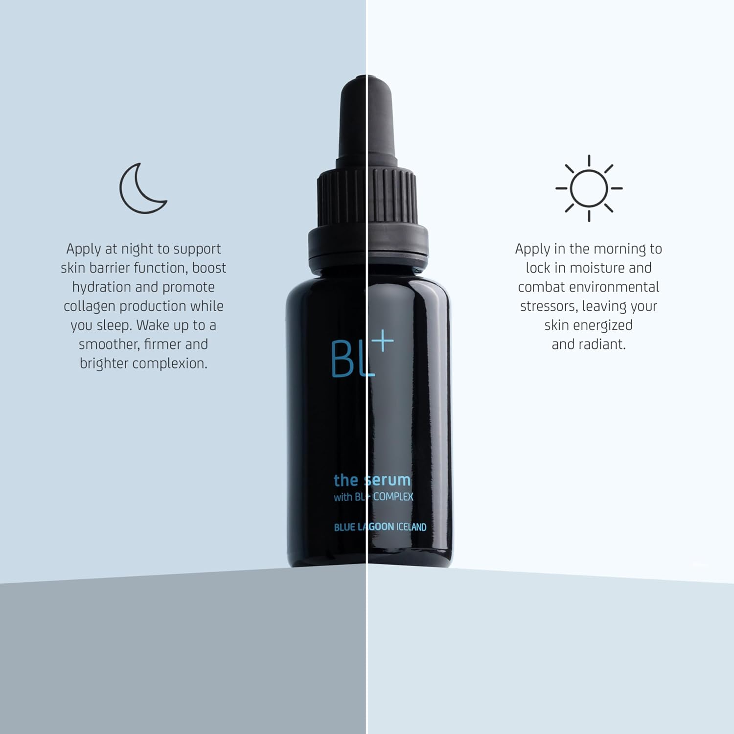 Blue Lagoon Iceland BL+ The Serum Daily Anti-Aging Facial Treatment | Sustainable, Bioactive Luxury Skincare (Full Size, 1 fl oz | 30 ml)-BrightBean Baby