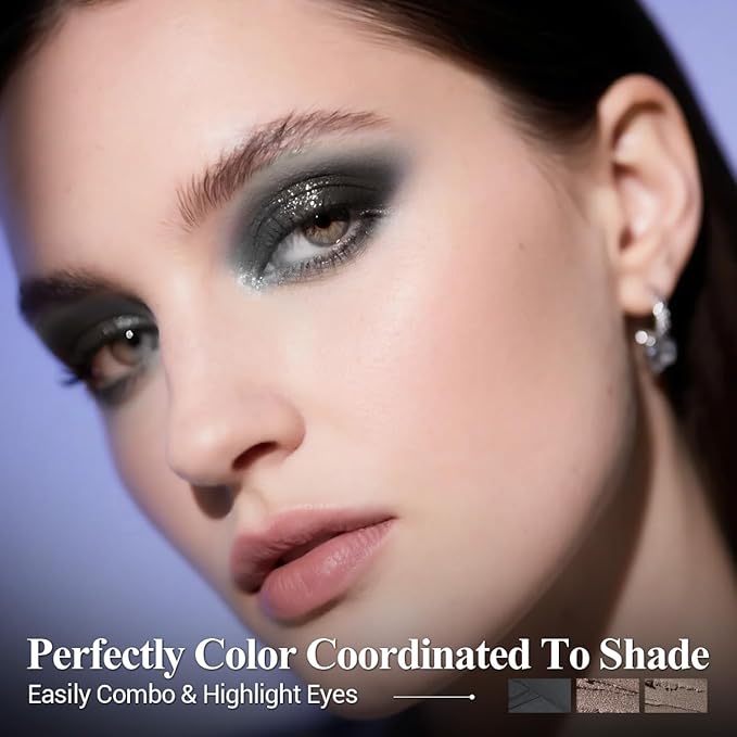 6PCS Neutral Eyeshadow Stick Makeup Set, Matte Cream Eye Shadow Eyeliner Brightener Pencil Crayon - B3 Iced Oat-BrightBean Baby