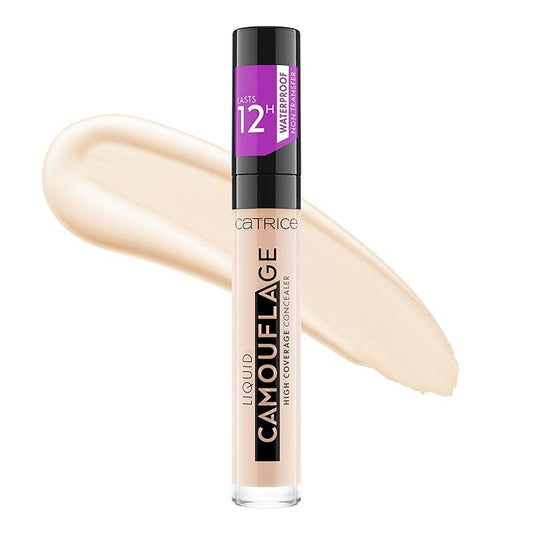 Catrice | Liquid Camouflage High Coverage Concealer | Ultra Long Lasting Concealer | Oil & Paraben Free | Cruelty Free (005 | Light Natural)-BrightBean Baby