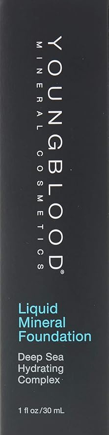 Youngblood Clean Luxury Cosmetics Liquid Mineral Foundation, Capri | Dewy Mineral Lightweight Full Coverage Makeup for Dry Skin Poreless Flawless Tinted Glow | Vegan, Cruelty Free, Gluten-Free-BrightBean Baby