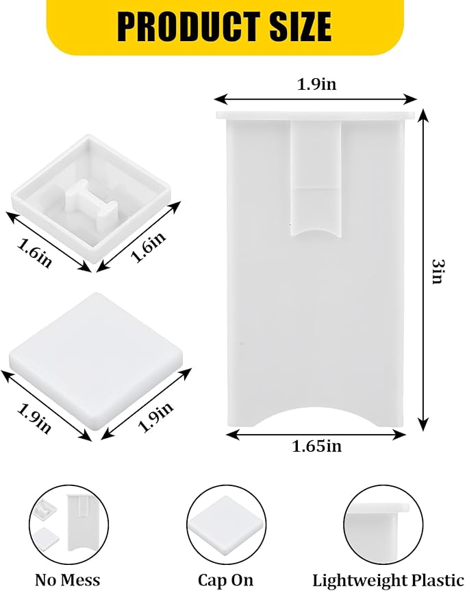 4 Pack Plastic Butter Spreader Corn Cob with Cover Butter Spreader for Corn, Bread & Cooking for Even Spread on Toast, Pancakes, Waffles & Grilling