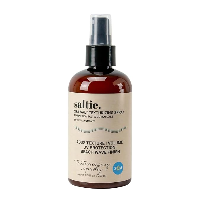 Sea Salt Hair Volumizing Spray Adds Texture, Volume, UV Protection, Beach Wave Finish I For All Hair Types (8.5 fl. oz./250ml)-BrightBean Baby