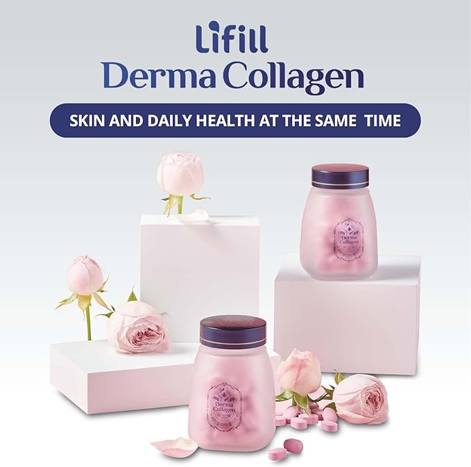 Derma Collagen-Luxury pack (84 tablets * 4 units) -Skin Care with Biotin Vitamin C D E, Collagen peptides and Zinc Selenium for Reduce Wrinkles, Tighten Skin, Boost Hair Skin Nails Joints-BrightBean Baby
