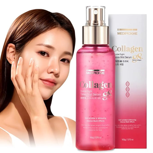 Collagen Double Eight Facial Mist Serum 100ml – Hydrating Face Mist & Makeup Setting Spray with Deep Collagen Barrier Protection for Long-Lasting Moisture & Radiant Skin-BrightBean Baby