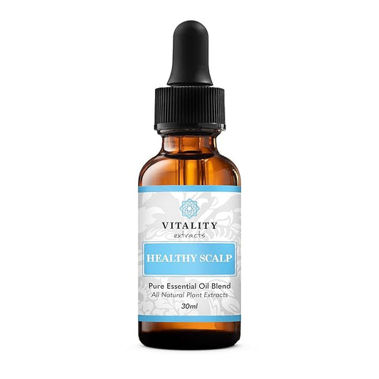 Vitality Extracts Healthy Scalp Essential Oil Blend - 30ml, Cleanse, Hair Growth, Amla Oil, Ayurvedic, Hair Repair, Strengthening, Rejuvenate, Luster & Shine-BrightBean Baby