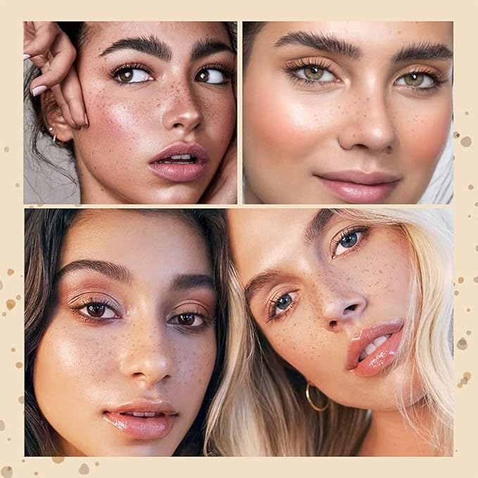 Freckle Pen Faux Freckle Pen Colour Pop Freckle Pen Supernaturally Realistic Freckles Makeup Brush Fantastic Freckles Pen Long-lasting Waterproof Soft-point Absorbent Pen For a Natural and Easy Makeup Look (soft brown)-BrightBean Baby