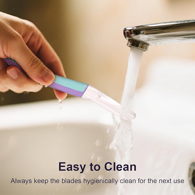 Face Razors for Women, Dermaplane Razor for Women Face, Eyebrow Razor, Dermaplaning Tool, Skin Safe Microblades, Peach Fuzz Remover (9ct, Wisteria)-BrightBean Baby