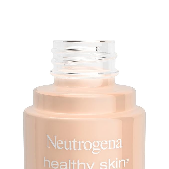 Neutrogena Healthy Skin Liquid Makeup Foundation, Broad Spectrum SPF 20 Sunscreen, Lightweight & Flawless Coverage Foundation with Antioxidant Vitamin E & Feverfew, Medium Beige, 1 fl. oz (Pack of 2)-BrightBean Baby