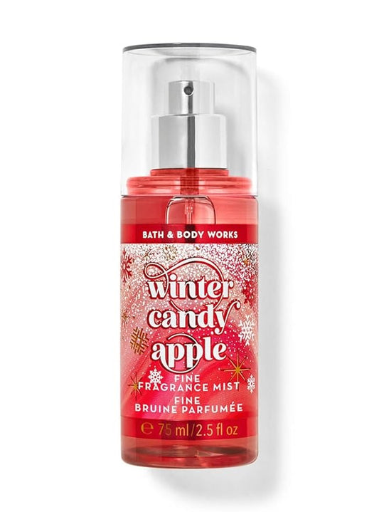 Bath & Body Works WInter Candy Apple Fine Fragrance Mist Travel Size Mini Purse Spray 2.5 Ounce (WInter Candy Apple)-BrightBean Baby