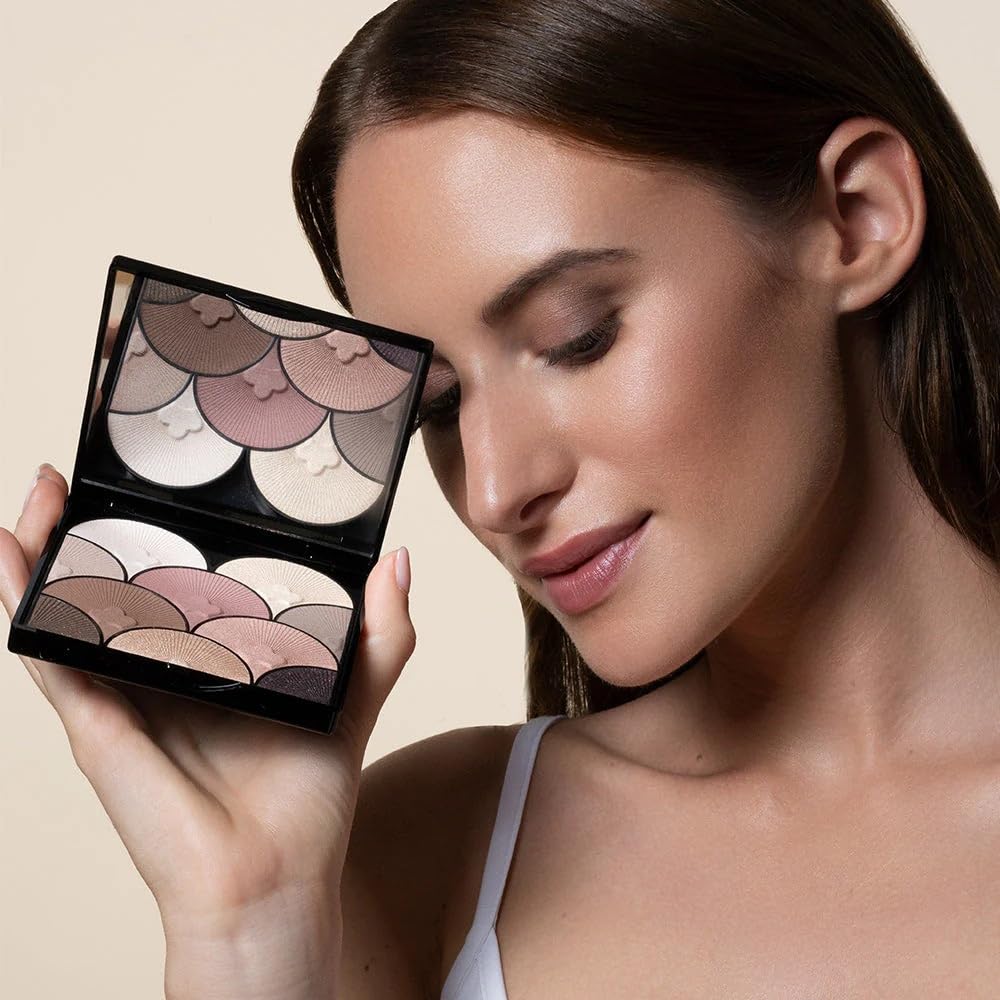 T.LeClerc Eye Shadow Palette | Retro-Chic 10-Color Nude Palette | Warm-Toned, Creamy Texture | Luminous, Long-Lasting Wear | Rich Pigments | Easy Makeup Removal (ROSE DES SABLES, 18G)-BrightBean Baby