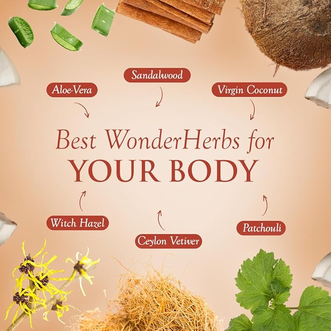 SPA CEYLON Sensual Sandalwood Hand and Body Lotion | Deep Hydrating Body Moisturizer with Coconut | Almond & Rice Bran | Cooling & Invigorating | Suitable for All Skin Types-BrightBean Baby