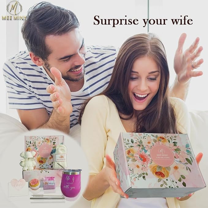 Mothers Day Gifts for Women,Relaxing Spa Gift Basket Set,Unique Gift Ideas for Women,Coworker Teacher Nurse Gifts for Women,Christmas Gifts for Mom Sister Best Friend Wife-BrightBean Baby