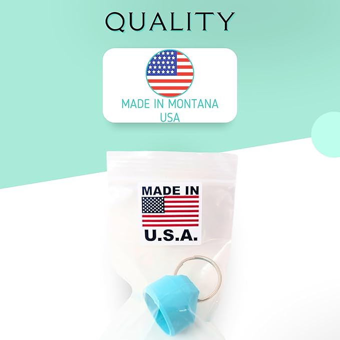 Keychain Holder EOS Lip Balm Stick (Keychain Only) - Travel Size Lip Balm Chapstick - Healing Stick - Made in USA-BrightBean Baby