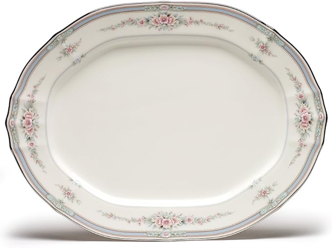 Noritake Rothschild Oval Platter, 14-inches