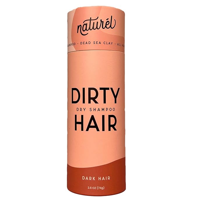 NATURL Dry Shampoo Volumizing Powder for Oily, Dark Hair | Non Aerosol, Oil Absorbing, Travel Size, Vegan, Talc Free, Aluminum Free | Grapefruit Scent | 2.6 Ounces-BrightBean Baby