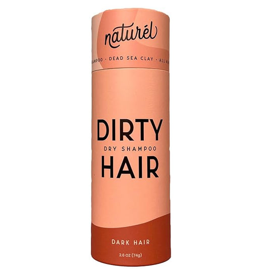 NATURL Dry Shampoo Volumizing Powder for Oily, Dark Hair | Non Aerosol, Oil Absorbing, Travel Size, Vegan, Talc Free, Aluminum Free | Grapefruit Scent | 2.6 Ounces-BrightBean Baby