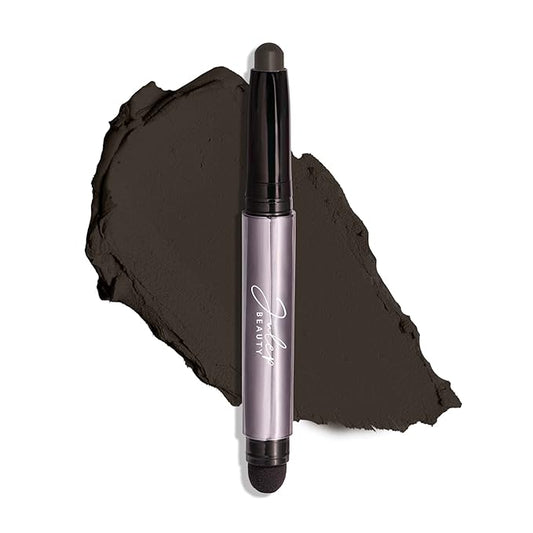 Julep Eyeshadow 101 Cream-to-Powder Waterproof Shadow Stick – Charcoal Matte – Long-Lasting, Crease-Proof, Dark Grey Matte Cream Eyeshadow with Built-in Smudger-BrightBean Baby