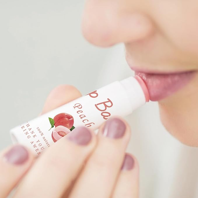 CRASPIRE 80Pcs 8 Styles Labels for Lip Balm Coated Paper Paster Honey Fruit Square Tubes Lip Balm Labels Stickers Natural Homemade Self-adhesive Stickers Logo for Containers Cosmetics Lipsticks-BrightBean Baby