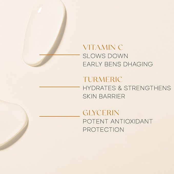 Vitamin C & Turmeric Face Scrub - Dermatologist Tested, Exfoliating, Brightening, Hydrating, Anti-Aging, Clean Beauty, Cruelty-Free Korean Skincare, All Skin Types - 6.76 Fl Oz / 200ML-BrightBean Baby