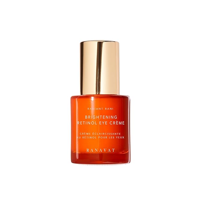 RANAVAT Brightening Retinol Eye Cream - Anti Aging Eye Cream and Dark Circle Corrector to Help Target Fine Lines - Enriched with Micro-Encapsulated Retinol, Bakuchi Seed, & Saffron (0.5 oz)-BrightBean Baby