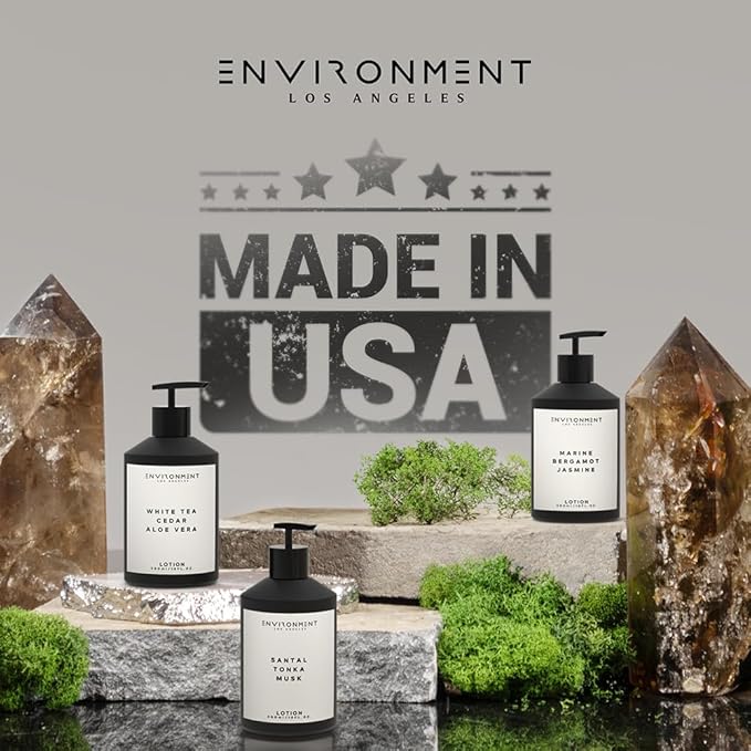 ENVIRONMENT Inspired by Designer Perfume BR540 Lotion, 300ml Luxury Scented Lotion (Amber Crystal | Vetiver | Oud Musk) Bathroom Luxury, Men & Women High-End Body Lotion, Hand Cream, Dry Skin Help-BrightBean Baby