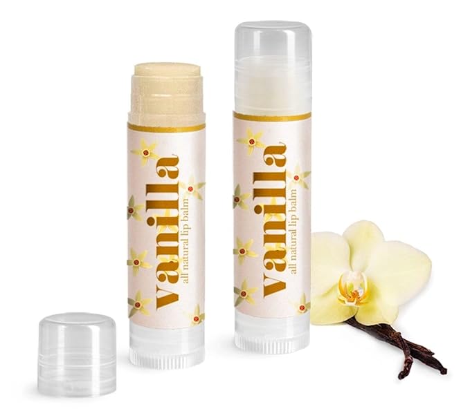 144 Natural Plastic Empty Lip Balm Tubes with Natural Friction Fit Caps by SKS Bottle & Packaging, 0.15 oz tubes - Bulk Lip Balm Containers for DIY Lip Care, Lip Balm Making, and Lip Balm Crafting-BrightBean Baby