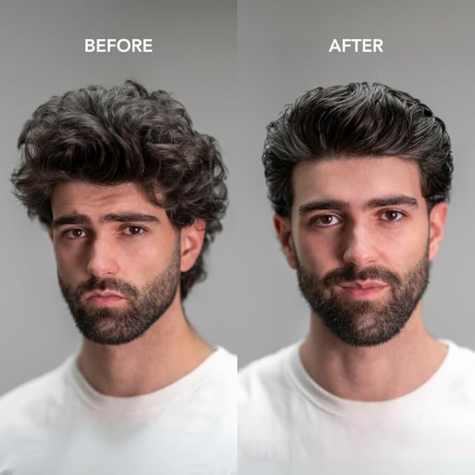 BluMaan Hydrating Hair Oil - Designed for Dry, Frizzy, Straight, or Curly Hair - 100% Natural Men's Hair Strengthening Oil - 60 ml / 2.0 oz-BrightBean Baby