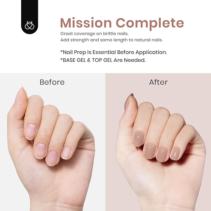 Beetles Builder Gel for Nails 7 in 1 Builder Nail Gel Color Nude Brown for Nails Extension & Building Apex Strengthen Thin Nails DIY Salon at Home Nail Art Base Gel Needed Gift for Women-BrightBean Baby