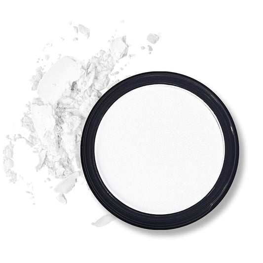 Erinde White Matte Eyeshadow Palette, Single White Pressed Powder Eye Shadow, Ultra-Blendable, Pigmented Color, Long Lasting, Halloween Blood Makeup Base, Cruelty-Free & Vegan