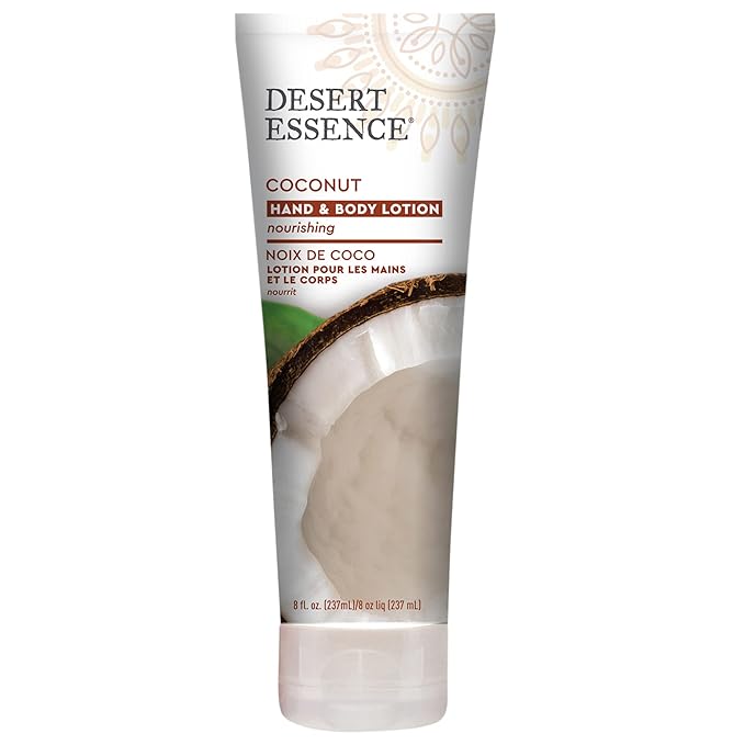 Desert Essence Organic Coconut Hand and Body Lotion 8 fl. oz.-BrightBean Baby