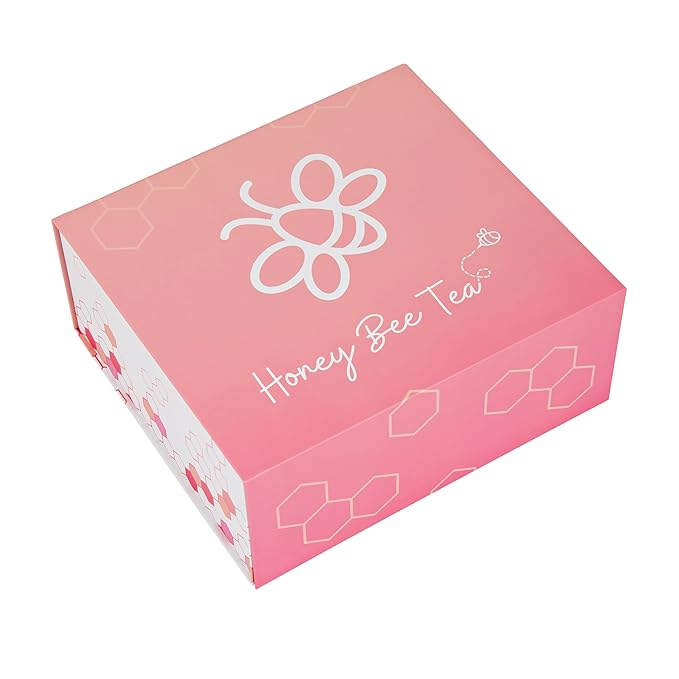 Honey Bee Tea™ Gift Set | Gifts for Women | 7 Piece Set | Hand Picked Beautifully Packaged | Luxury Spa Gift Featuring Naples Soap Company-BrightBean Baby