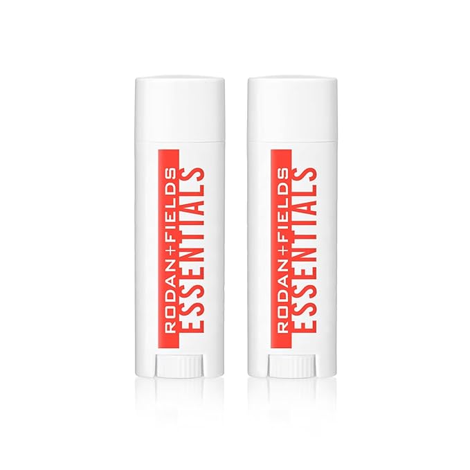 Rodan + Fields Essentials Lip Shield SPF 25 | 2 Pack | Lip Balm with Sunblock | Hydrating Formula for Chapped Lips | Travel Size | Beach Essential for Lip Care | Sun Protection-BrightBean Baby
