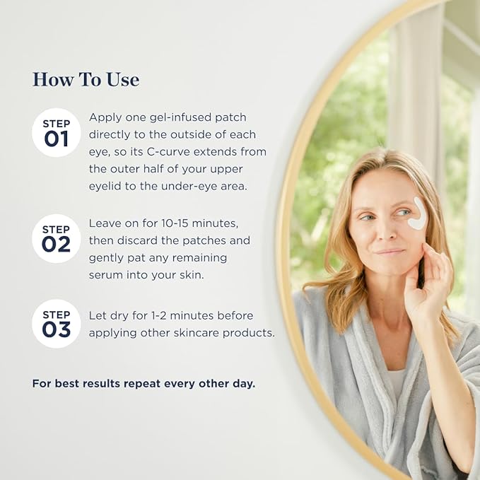 Ultra Firm Lifting Eye Mask- Visibly Lift, Tighten, Contour Eye Area for Wrinkles, Dark Circles- Skin Smoothing & Brightening- Visibly Reduce Signs of Aging w/Rhodiola Rosea Extract-BrightBean Baby