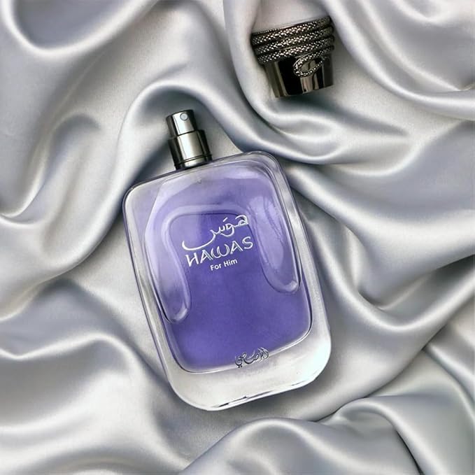 RASASI Hawas For Him EDP Spray 100ML (3.4 OZ) Long Lasting and Luxurious Scents for Men. (PACK OF 3)-BrightBean Baby