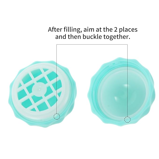 FRCOLOR Lip Balm Containers 10Pcs Empty Lip Lip Balm Bottles Filling Lipstick Box Empty Lip Balm Sphere Containers Balm Sphere Containers Lip Balm Holder-BrightBean Baby