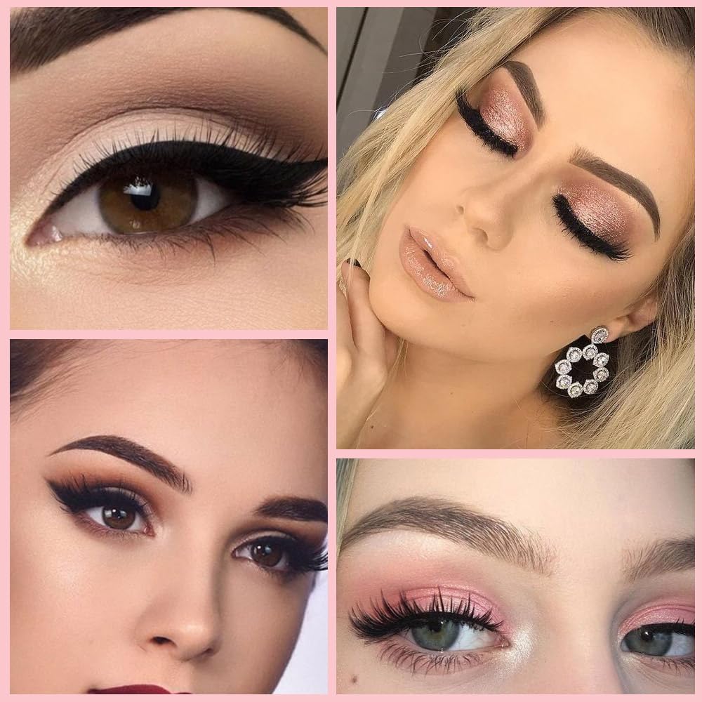 4Colors Eyeshadow Makeup Palette,Rose Gold Brown Natural Neutral Powde Eye Shadow Palette for Older Women,Long Lasting Naturing-Looking,Lightweight,Waterproof,Eye Makeup Kit Travel Size-BrightBean Baby