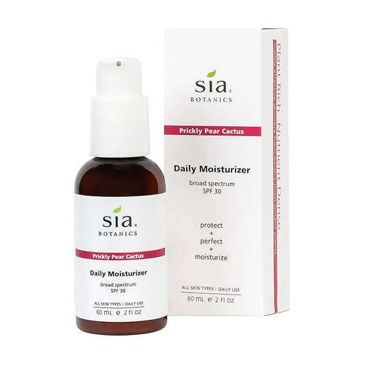 Prickly Pear Daily Facial Moisturizer - SPF 30 (59ml/2oz Pump Bottle) | Face Sunscreen w/Prickly Pear, Sweet Orange, Lavender | Natural, Clean, Botanical Skincare for Women-BrightBean Baby