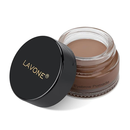 Eyebrow Pomade - Waterproof Brow Pomade for Long-lasting Results,Smudge Proof and Sweat Resistant Formula,Natural Eyebrow Makeup for All Skin Types and Tones - Ash Brown-BrightBean Baby