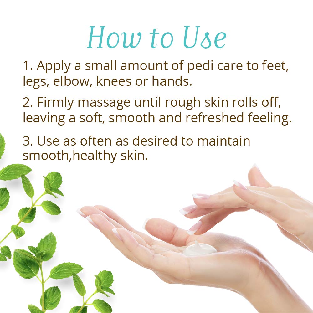 Gena Pedi Care Lotion with peppermint oil 8.5-Ounce, 1 Count-BrightBean Baby