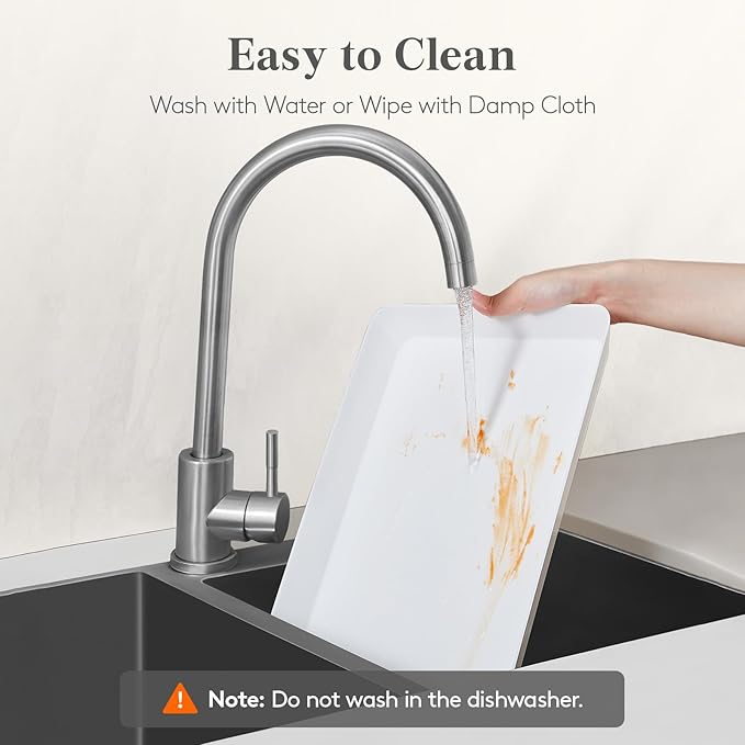 Lifewit Plastic Serving Tray for Party Supplies, 15" x 10" White Trays for Serving Food, Reusable Large Platter for Buffet, Fruit, Dessert, Snack, Veggie, Kitchen and Outdoor Use, Rectangle, 8 Pcs