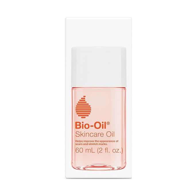 Bio-Oil Skincare Body Oil Serum, Face and Body Moisturizer with Vitamin E & A, for Scars, Stretch Marks, Sensitive Skin, All Skin Types, Dermatologist Recommended, Non-Comedogenic, 2 Oz-BrightBean Baby