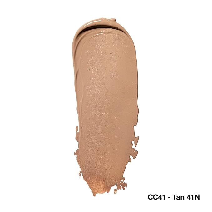 Palladio Full-Coverage Color Correction CC Cream, Oil-Free with Peptides & Vitamin C, Best for Correcting Redness and Uneven Skin Tone, Buildable Foundation Coverage (Tan 41N)-BrightBean Baby