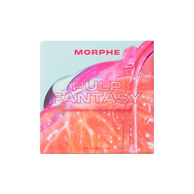 Morphe Pulp Fantasy Artistry Palette - Foil-Effect Eyeshadow Palette with Matte, Shimmer & Foil Finishes - Violet, Rich Taupe & Brown Eyeshadow with Luminous Payoff (0.35 oz)-BrightBean Baby