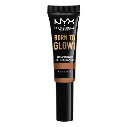 NYX PROFESSIONAL MAKEUP Born To Glow Radiant Concealer, Medium Coverage - Warm Honey-BrightBean Baby