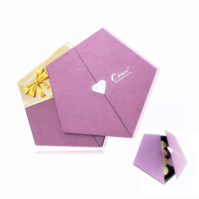 Extra Large-Sized Magnetic Makeup Palette with Diamond-Shaped for Makeup Artists using CP12-BrightBean Baby