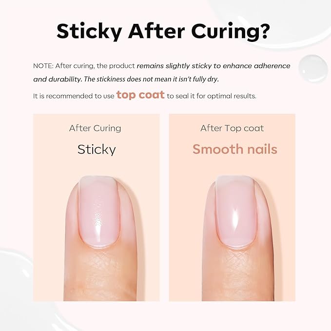 modelones Builder Nail Gel, Milky White Builder for Nail Thickening, 8-in-One LED Lamp Cured Strengthener Hard Color Base Extension Glue Gel Polish in a Bottle for Home DIY Salon Women-BrightBean Baby